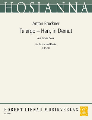 Te ergo – Herr, in Demut in D minor