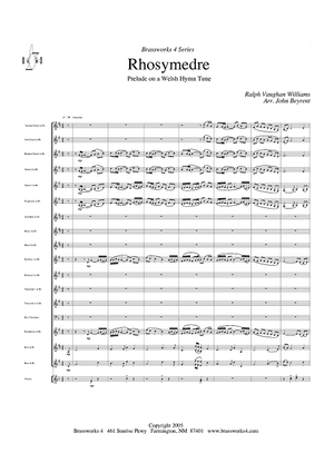 Rhosymedre - Prelude on a Welsh Hymn Tune - Score