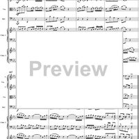 Double Clavier Concerto No. 1 in C Minor, Movement 1   (BWV 1060) - Score