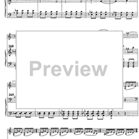 Variation on Béla Bartók theme - Score