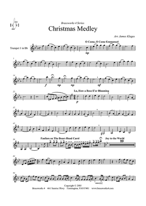 Christmas Medley - Trumpet 1