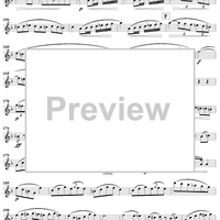 Duet No. 3 from Six Easy Duets, Op. 137 - Flute 2