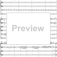 Brandenburg Concerto No. 6: Movement 2 - Score