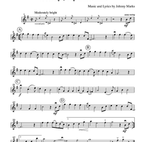 Music for Four, Collection No. 1 - Popular Christmas Favorites - Part 1 Flute, Oboe or Violin