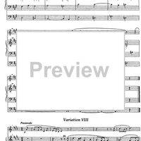 Variations sur un Noël français - Score