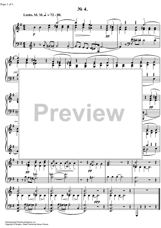 Prelude Op.11 No. 4