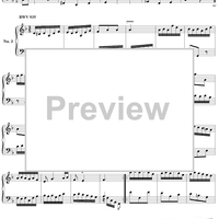Six Little Preludes for Clavier, BWV933-938