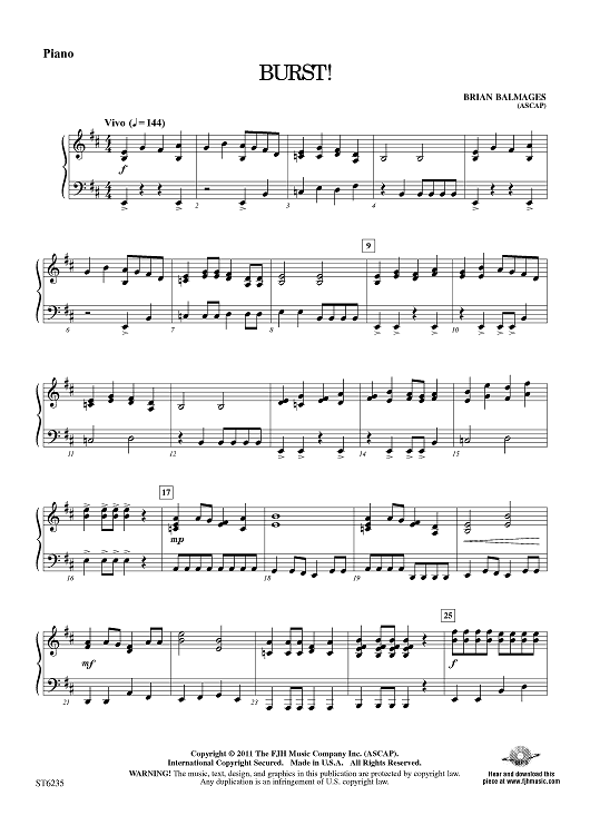 BURST! - Piano