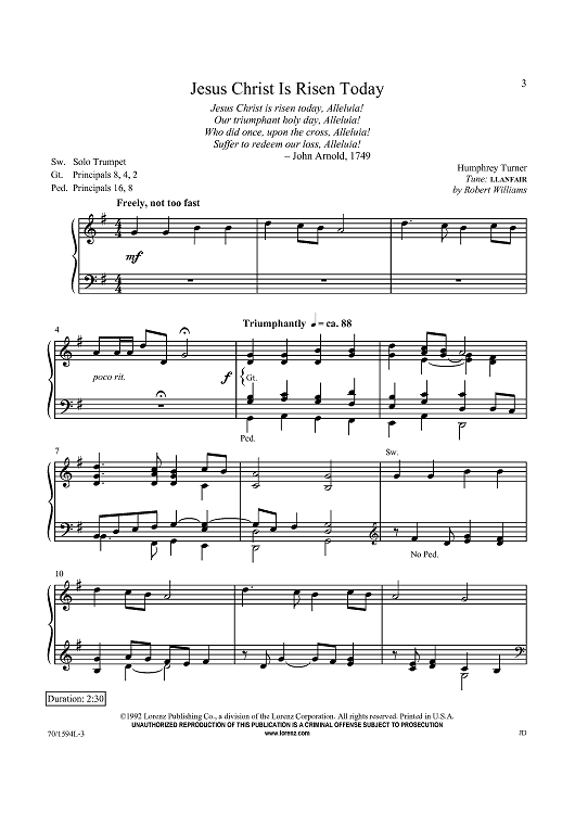 Jesus Christ Is Risen Today