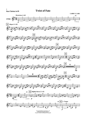 Twist of Fate - Bass Clarinet in B-flat