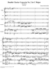 Double Clavier Concerto No. 2 in C Major, Movement 1   (BWV 1061) - Score