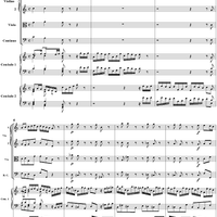Double Clavier Concerto No. 2 in C Major, Movement 1   (BWV 1061) - Score