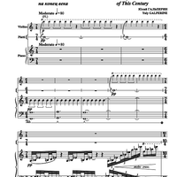 A Tale for the End of this Century - Score