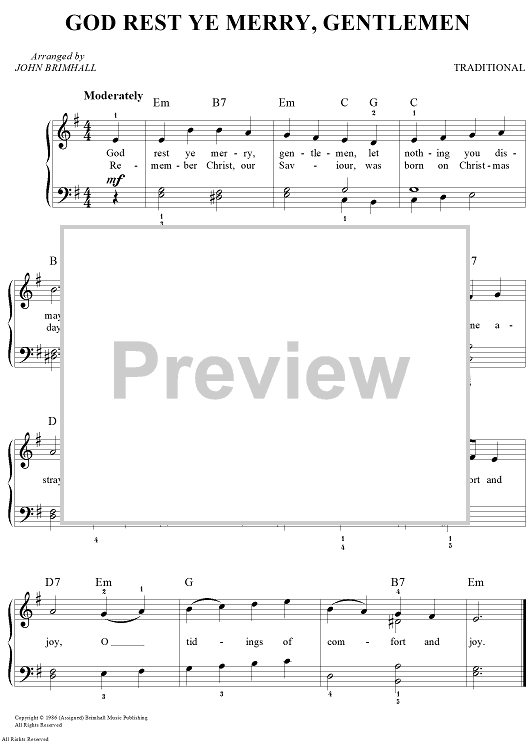 God Rest Ye Merry, Gentlemen