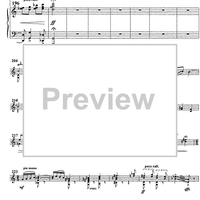 Variation on Béla Bartók theme - Score