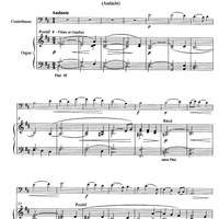 Quatre Morceaux d'Eglise - Score