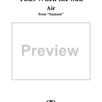 Samson, "Thus when the sun"