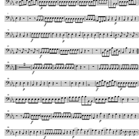 Divertimento No. 1 Eb Major KV113 - Bass