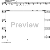 Duet No. 4 from 6 duets based on Hungarian Folk Songs - Violin