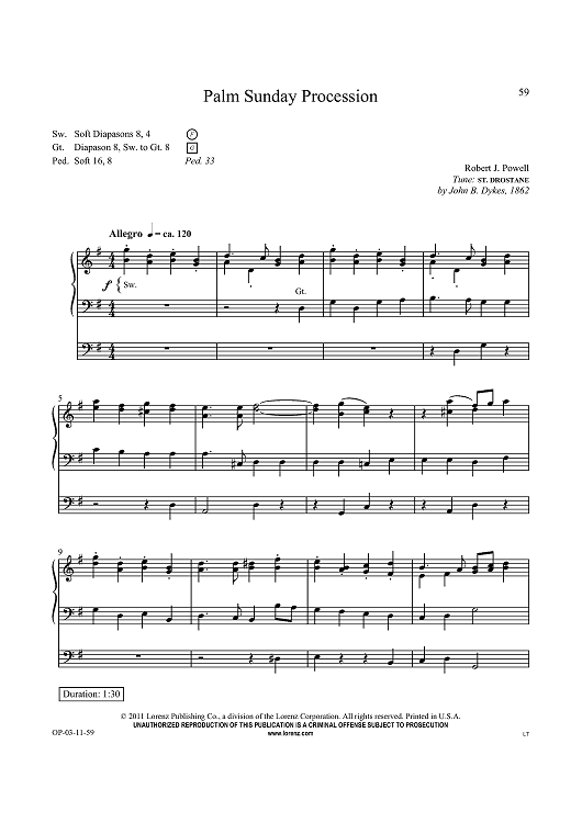 Palm Sunday Procession