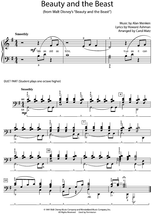 Beauty and the Beast (from Walt Disney's "Beauty and the Beast")