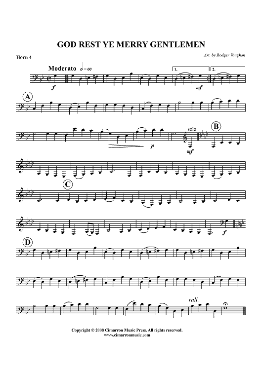 Holiday Treats, Volume 5 - Horn 4