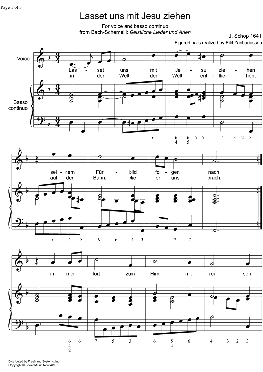 Lasset uns mit Jesu ziehen