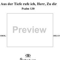 Aus der Tiefe rufe ich, Herr, zu dir