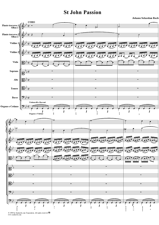 Herr, unser Herrscher - No. 1 from "St. John Passion" BWV245