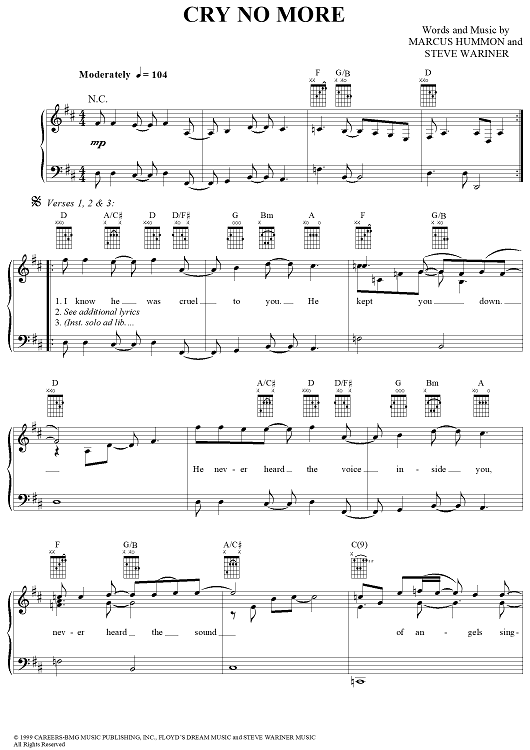 Cry No More