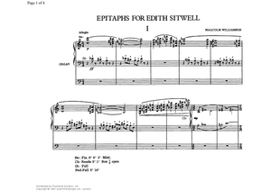 Epitaphs for Edith Sitwell
