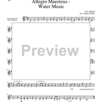 Allegro Maestoso - Water Music - Horn in F
