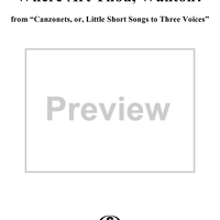 Where Art Thou, Wanton?