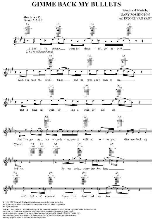 Gimme Back My Bullets