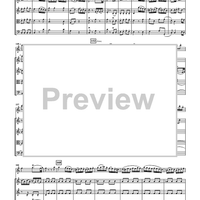 Concerto for Oboe in C Major, K. 314 for Oboe and String Quartet - Score