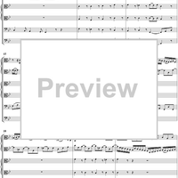 Brandenburg Concerto No. 6: Movement 3 - Score