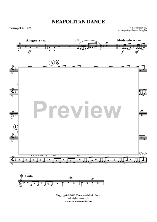 Neapolitan Dance - Trumpet 2 in B-flat