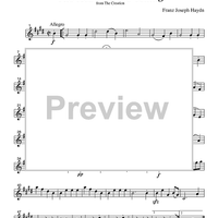 The Heavens Are Telling - from The Creation - Part 2 Clarinet in Bb