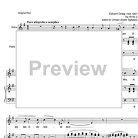 Hun er saa hvid Op.18 No. 2