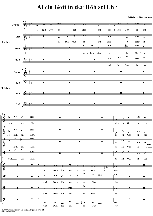 Allein Gott in der Höh sei Ehr