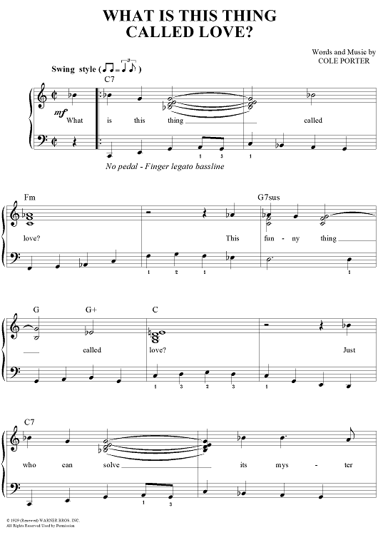 What Is This Thing Called Love?