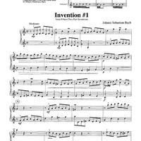 Invention #1 - from Fifteen Two-Part Inventions