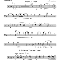 Two Selections from "All-Night Vigil," Op. 37 - Trombone 2