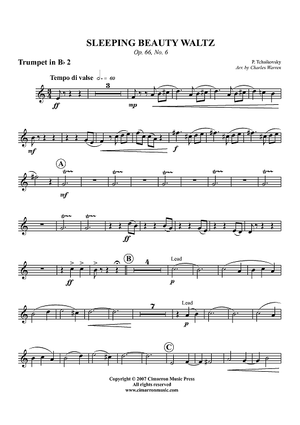 The Sleeping Beauty. Act I, No. 6. Valse (Theme) - Trumpet 2 in B-flat