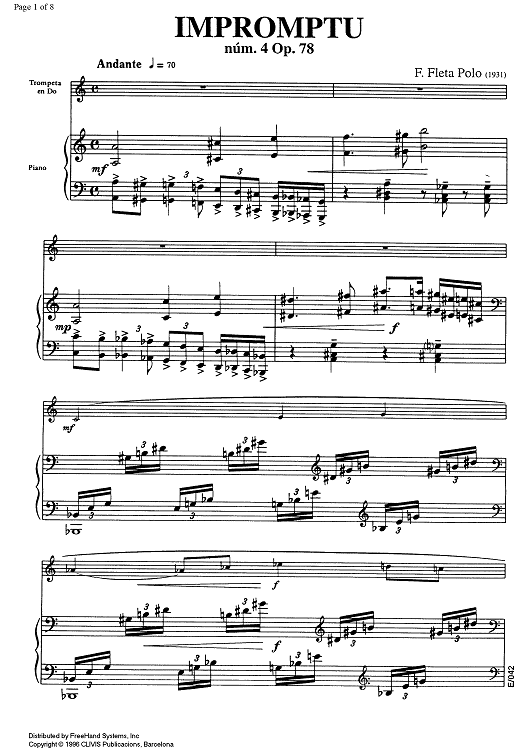 Impromptu No. 4 Op.78