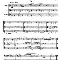 Quattro Bagatelle - Score