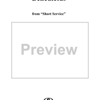 Benedictus - No. 3 from "Short Service"