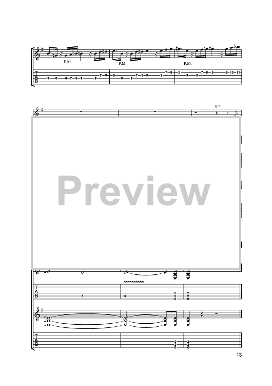 These Boots Are Made For Walking" Sheet Music by Megadeth for Guitar