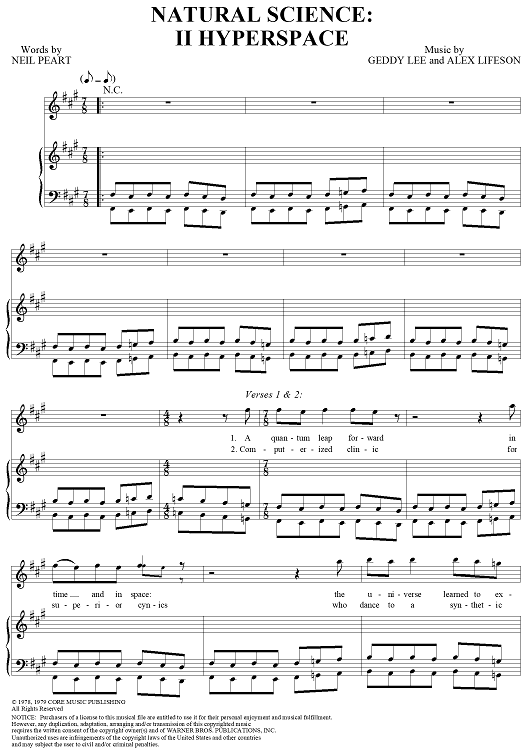 Natural Science, Part 2:  Hyperspace