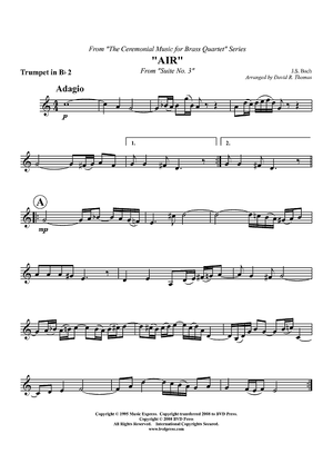 Ceremonial Music for Brass Quartet - Trumpet 2